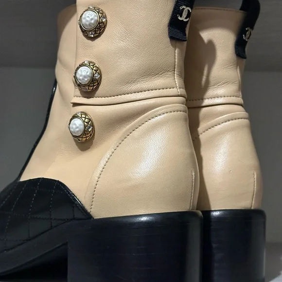 Chanel Leather Women's Boots - Picture 2 of 14
